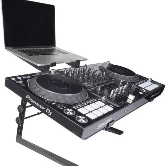 Headliner Covina Portable Dual DJ Controller Stand; Adjustable and Durable DJ - Picture 1 of 10